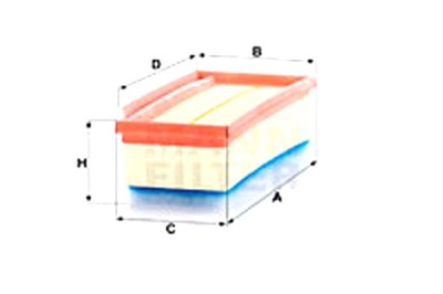 MANN-FILTER FILTRO AIRE DACIA DOKKER DOKKER EXPRESS MINIVAN  
