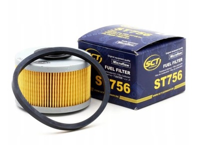 FILTRO COMBUSTIBLES SCT ST 756, FILTRON PM815/1, MANN P716/1X, KNECHT KX79D  