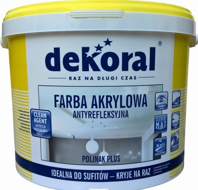 Dekoral Polinak Plus farba akrylowa antyrefleksyjna 5L