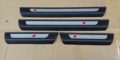 Audi q7 4m накладки пороговые s-line 4m0853374a фото №1