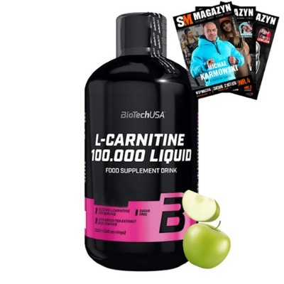 BIOTECH L-CARNITINE 100.000 LIQUID 500ml KARNITYNA ODCHUDZANIE