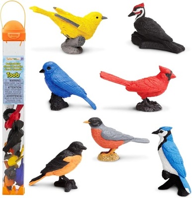 Safari Ltd: figurki w tubie Ptaki Ogrodowe Toob 7 szt.