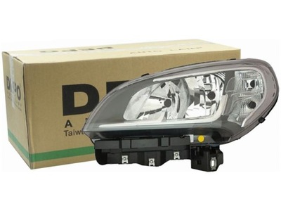 Лампа фара лівий fiat doblo ii 10- фото №1