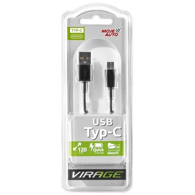 Kabel do Telefonu Moje Auto Virage Typ C USB-C 1,2m