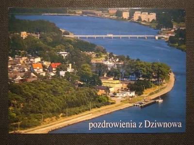 DZIWNÓW panorama przystań rzeka Dziwna