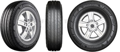 4 PCS. 195/70/15 WITH BRIDGESTONE DURAVIWITH VAN  