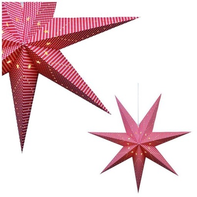 Świąteczna dekoracja wisząca gwiazda GULLI
