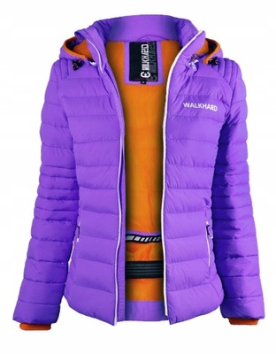 Damska kurtka narciarska zimowa fiolet WHD 5579 XS