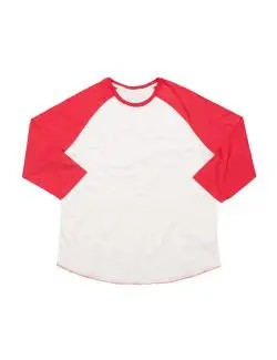 MANTIS Eko Koszulka Superstar Baseball T Washed White-Warm Red XS