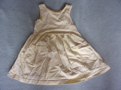 Sukienka bawełniana w paski 12-18m Nutmeg