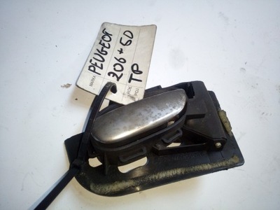 Ручка дверь правый задняя внутренняя peugeot 206+ фото №1