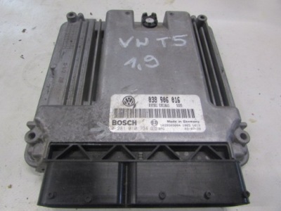 Блок керування, бортовий комп'ютер двигуна vw t5 1,9 фото №1