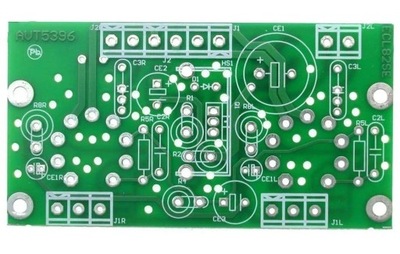 ECL82SE stereofoniczny wzmacniacz lampowy dla początkujących, AVT5396 PCB
