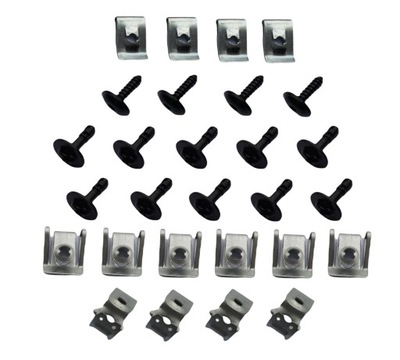 Набір кліпси захист pod двигун romix rx90238 фото №1