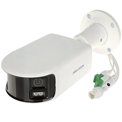 Panoramiczna Kamera IP 180 Stopni Panorama 8MP Hikvision ColorVu Stroboskop