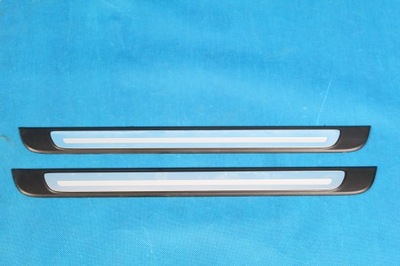 Audi q2 накладки порогові перед комплект 2019r фото №1