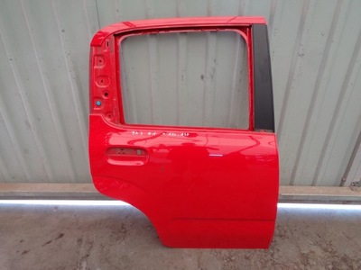Дверь fiat panda 3 iii 2012- правое задние красные фото №1