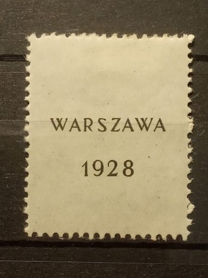 POLSKA Blok 1 PW * 1928 Warszawa