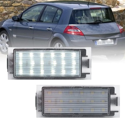 LED OŚWIETLENIE PODŚWIETLENIE TABLICY RENAULT Megane 2 II 2006-2009