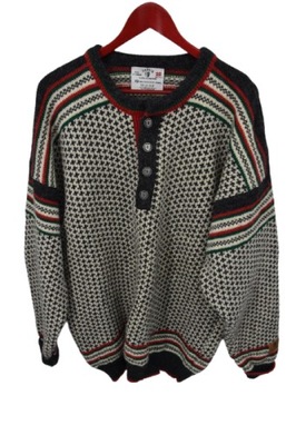 Janus sweter męski XL vintage 100% wełna