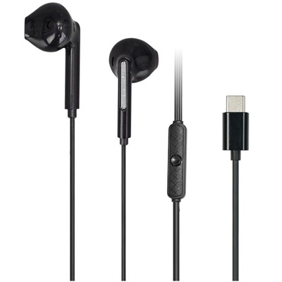 SŁUCHAWKI DOUSZNE DO MP3 TELEFONU Z MIKROFONEM USC-C