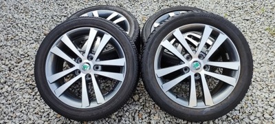 LLANTAS ALUMINIO 17 SKODA OCTAVIA II 3 IV SUPERB I YETI KODIAQ KAROQ 5X112 ET 54 