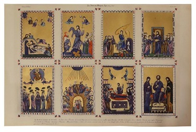 Ok.1900'Sztuka w średniowieczu' plansza XIV 54x35