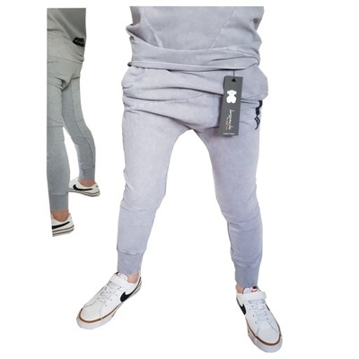 Spodnie Despacito dekatyzowane wilk grey 122
