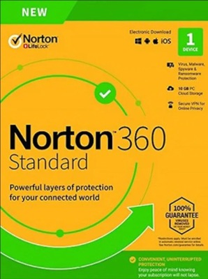 ESD Norton 360 STANDARD 10GB 1 Użytkownik 1
