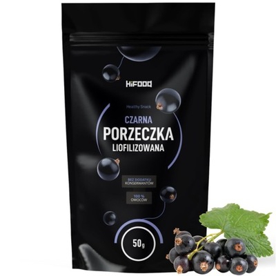 CZARNA PORZECZKA LIOFILIZOWANA 50g HiFOOD