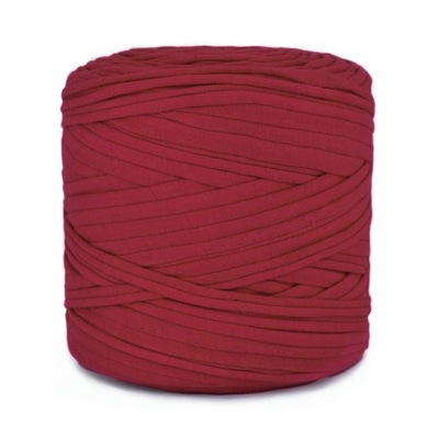 T-shirt Yarn Cotton Spaghetti / bordo