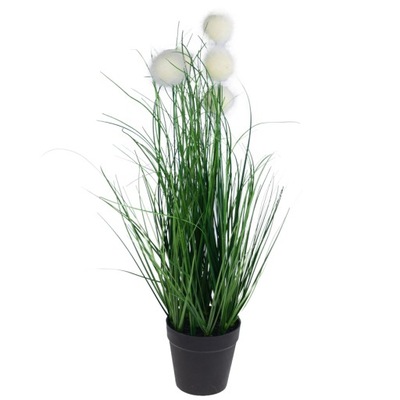 TRAWA SZTUCZNA ROŚLINA W DONICZCE SZTUCZNE KWIATY