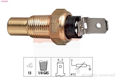 SENSOR TEMPERATURA DE LÍQUIDO REFRIGERACIÓN KIA 1-830-080  