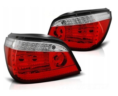 FAROS DIODOWE BMW E60 07.03-07 RED WHITE DIODO LUMINOSO LED SEQ  