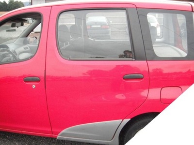 Toyota yaris verso 99-05 дверь левая задние - голый фото №1