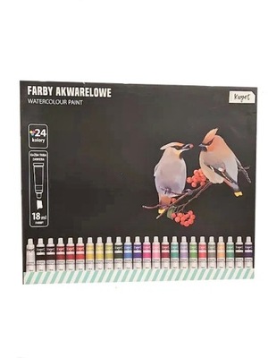 Farby Akwarelowe 24 sztuki Watercolor Paint KAYET