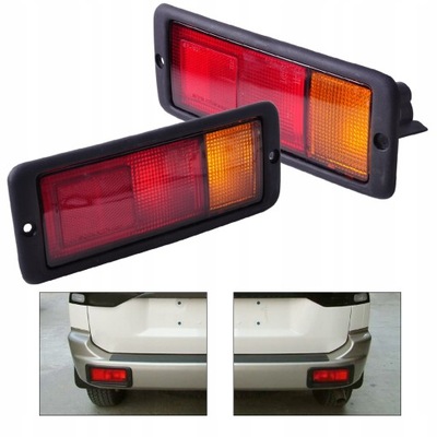 2 PCS. LIGHT REAR BUMPER FOR MITSUBISHI PAJERO  