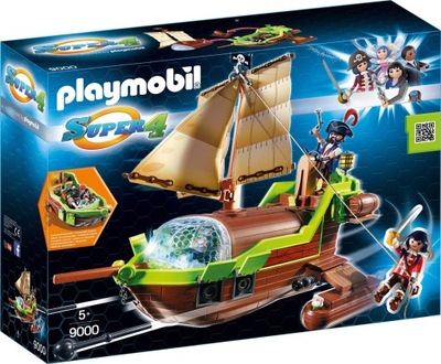 PLAYMOBIL Super4 9000 Pirat Chameleon z Ruby, od 5 lat