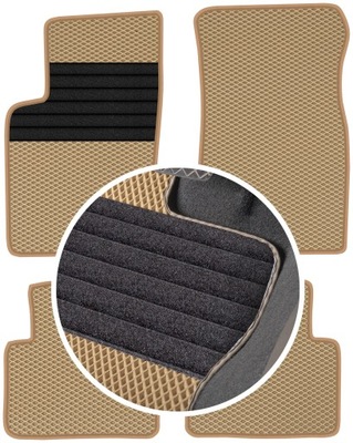 HYUNDAI CUPÉ I 1999-2002 ALFOMBRILLAS GOMA EVA ETERNITY COLOR BEIGE  