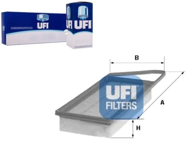Ufi фильтр воздуха citroen c5 ii 1.8 16v rc6fzb фото №1
