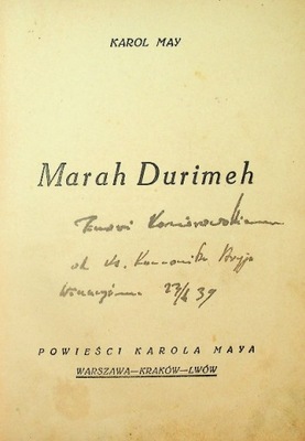 Marach Durimeh 1930 r.