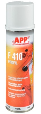 Fluidol do profili zamkniętych App F410 Profil Spray 500ML PRZEZROCZYSTY