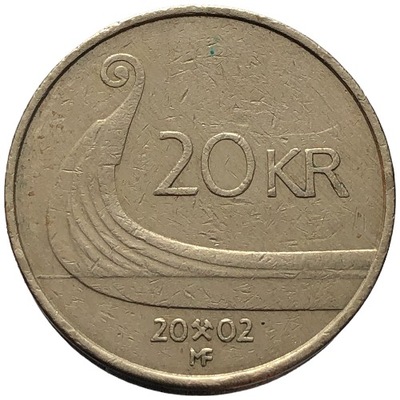 89853. Norwegia, 20 koron, 2002r.