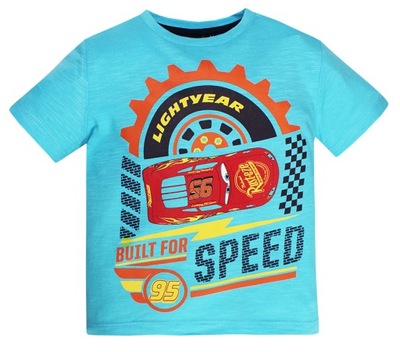 CARS AUTA BLUZKA T-SHIRT DLA CHŁOPCA DISNEY 128