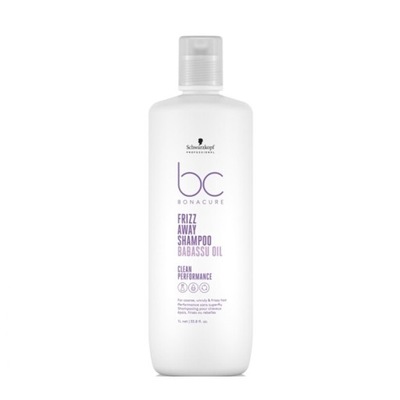 SCHWARZKOPF BC FRIZZ AWAY SHAMPOO BABASSU OIL SZAMPON WYGŁĄDZAJĄCY 1000ML