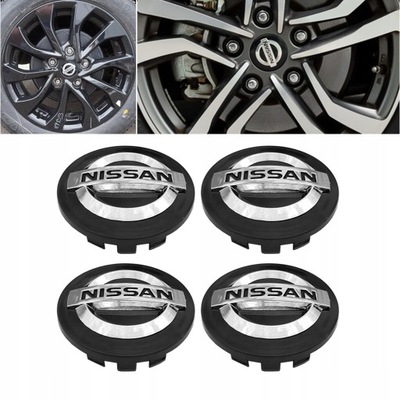 4SZT.DEKLE TAPACUBOS KAPSLE PARA DISCOS 54MM NISSAN  