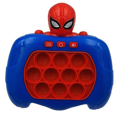 PUSH BUBBLE pop it senzorická hra konzola Spider Man hračka ako darček