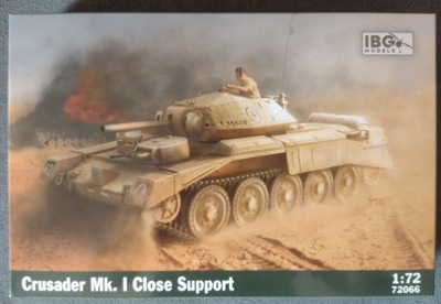 Model plastikowy Crusader Mk.I CS brytyjski czołg bliskiego wsparcia