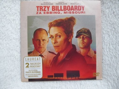 Trzy Billboardy za Ebbing -2 Oscary dvd -kartonik