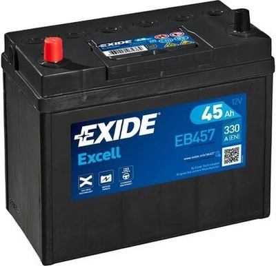 АКУМУЛЯТОР EXIDE EXCELL 12V 45AH 330A EB457